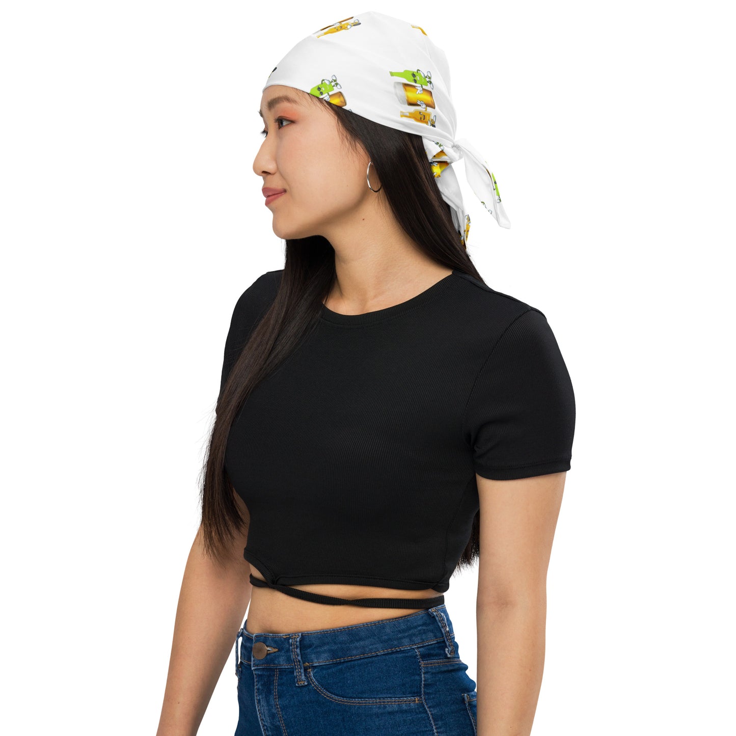 Somaek All-over print bandana - White