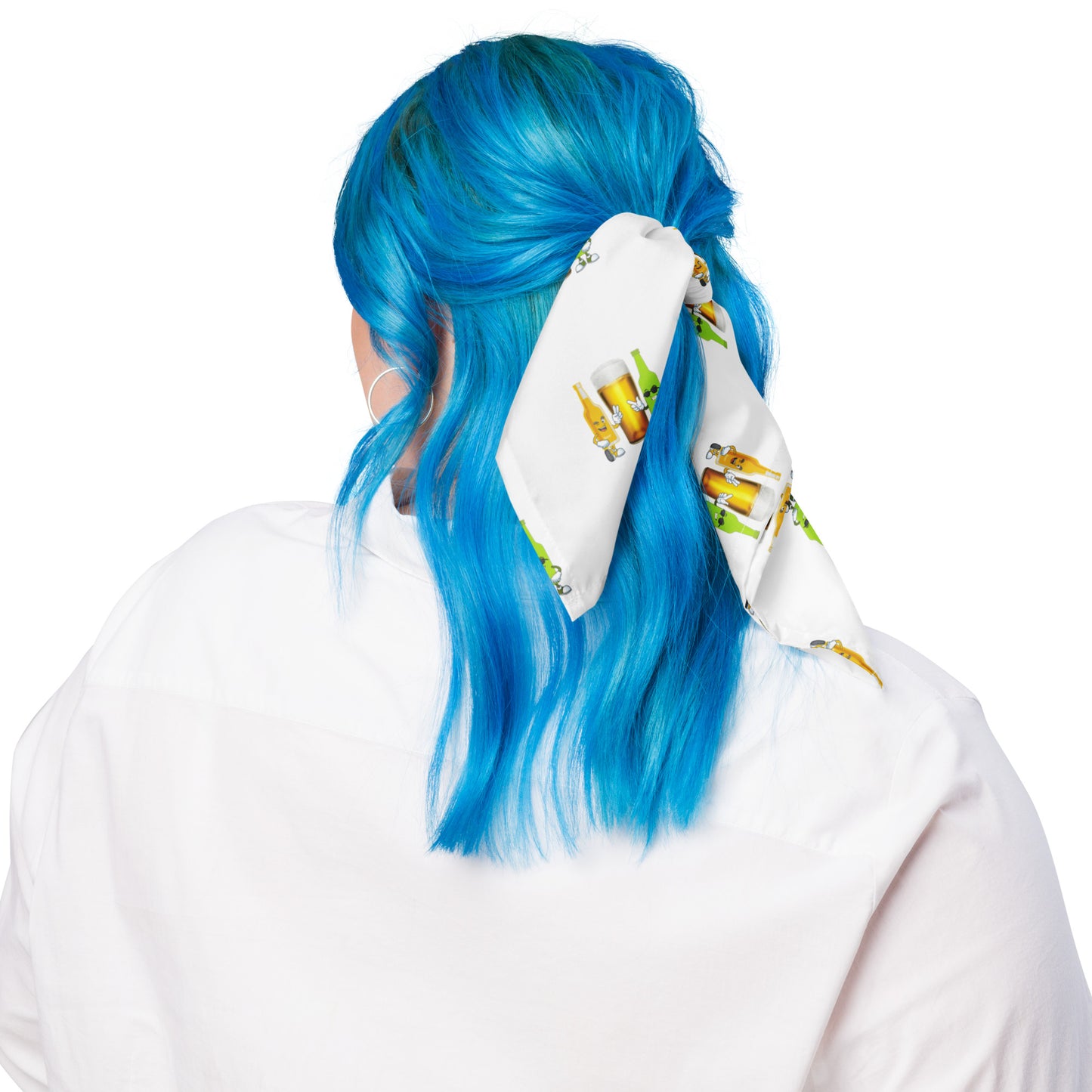 Somaek All-over print bandana - White