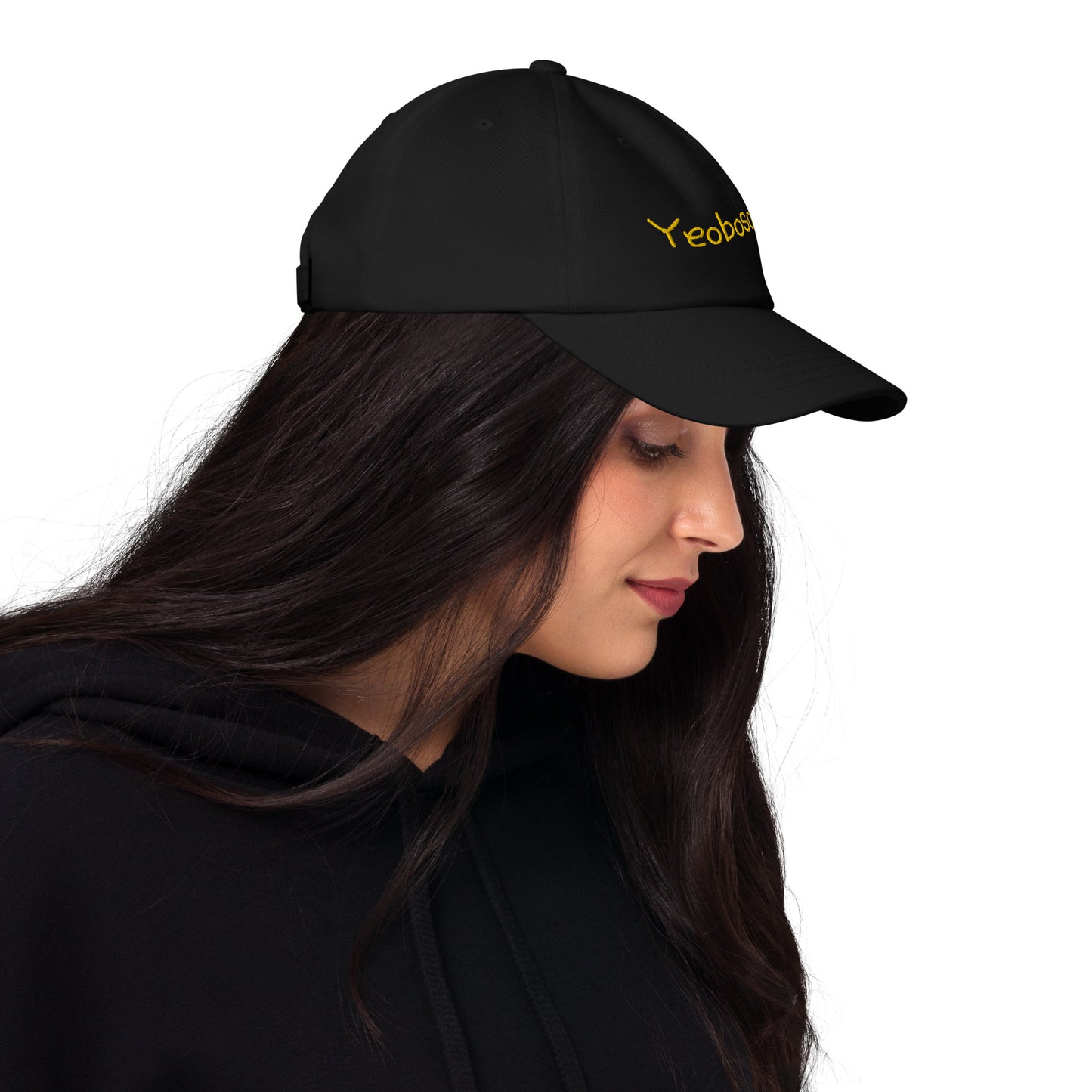 Yeobosayo! "hello!" embroidered baseball hat