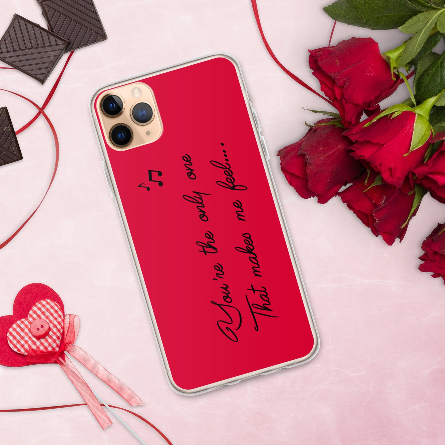 You're the only one that makes me feel Case for iPhone®