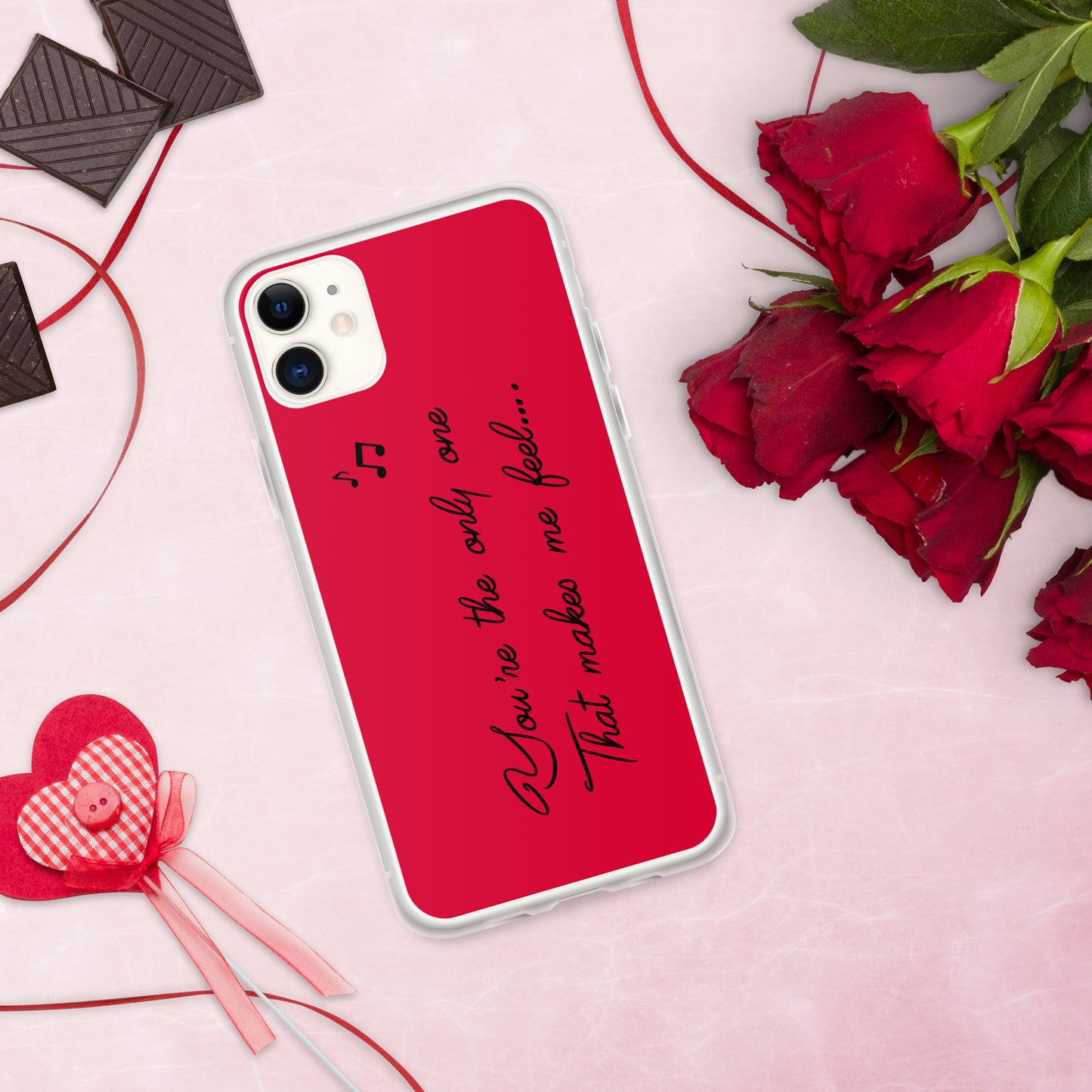 You're the only one that makes me feel Case for iPhone®