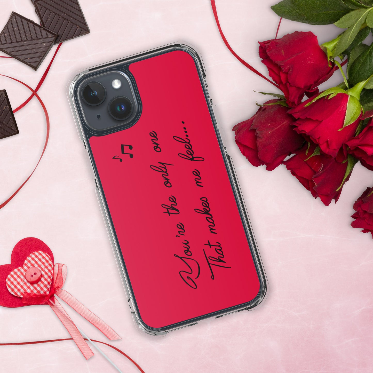 You're the only one that makes me feel Case for iPhone®