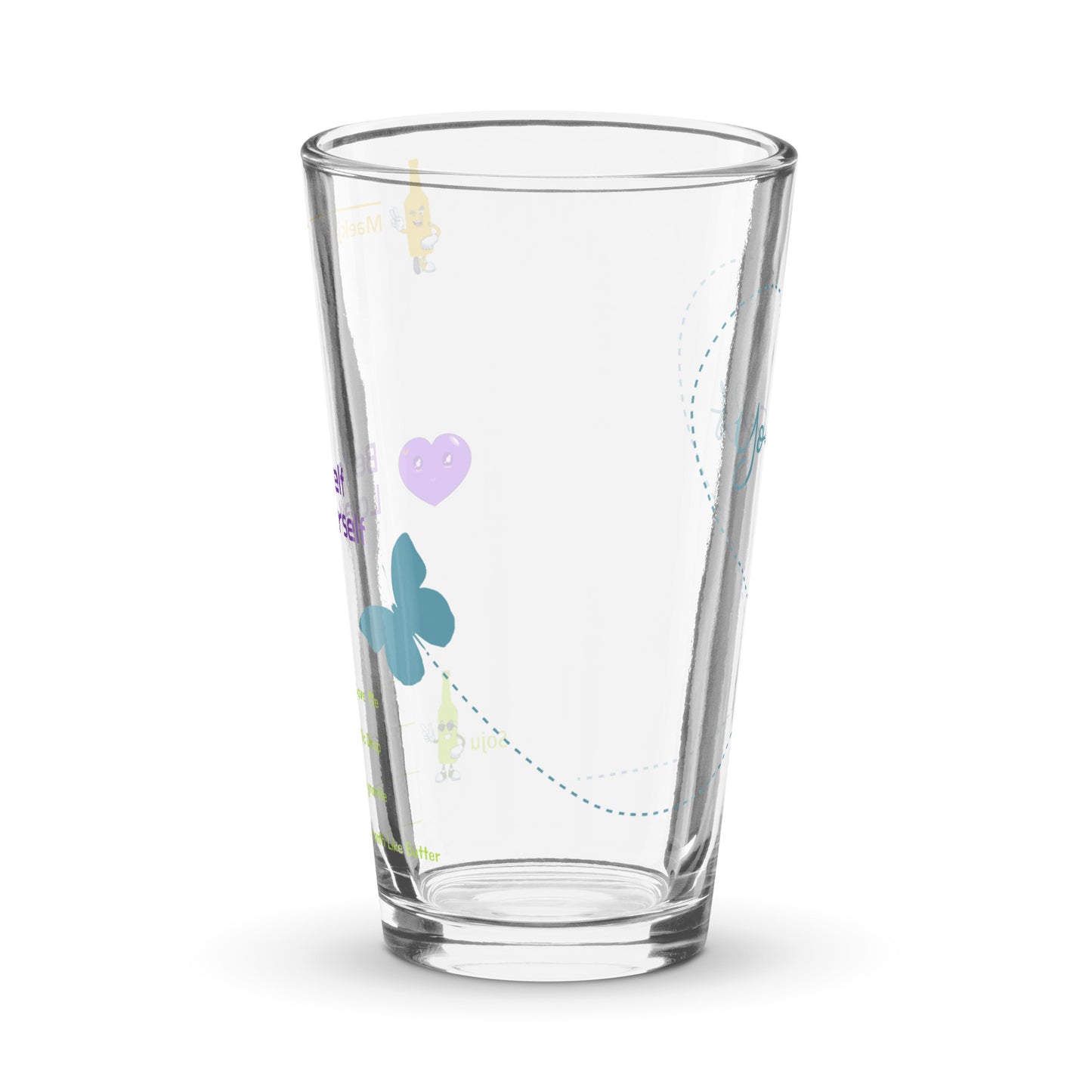 Love Yourself in Beautiful Blue Somaek Glass