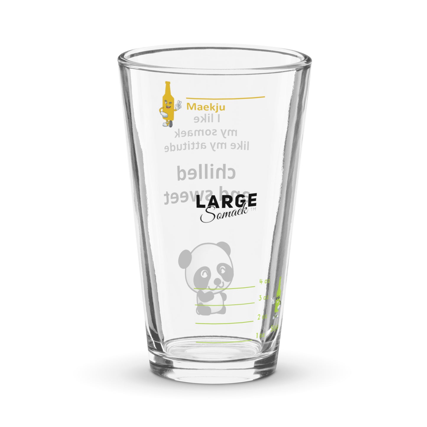 Chilled and Sweet somaek glass