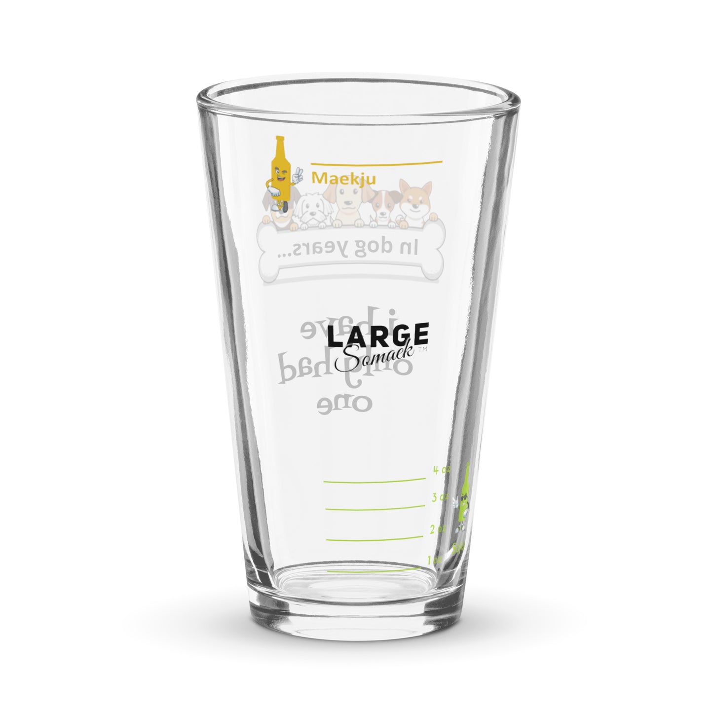 In Dog Years... I have only had one somaek glass