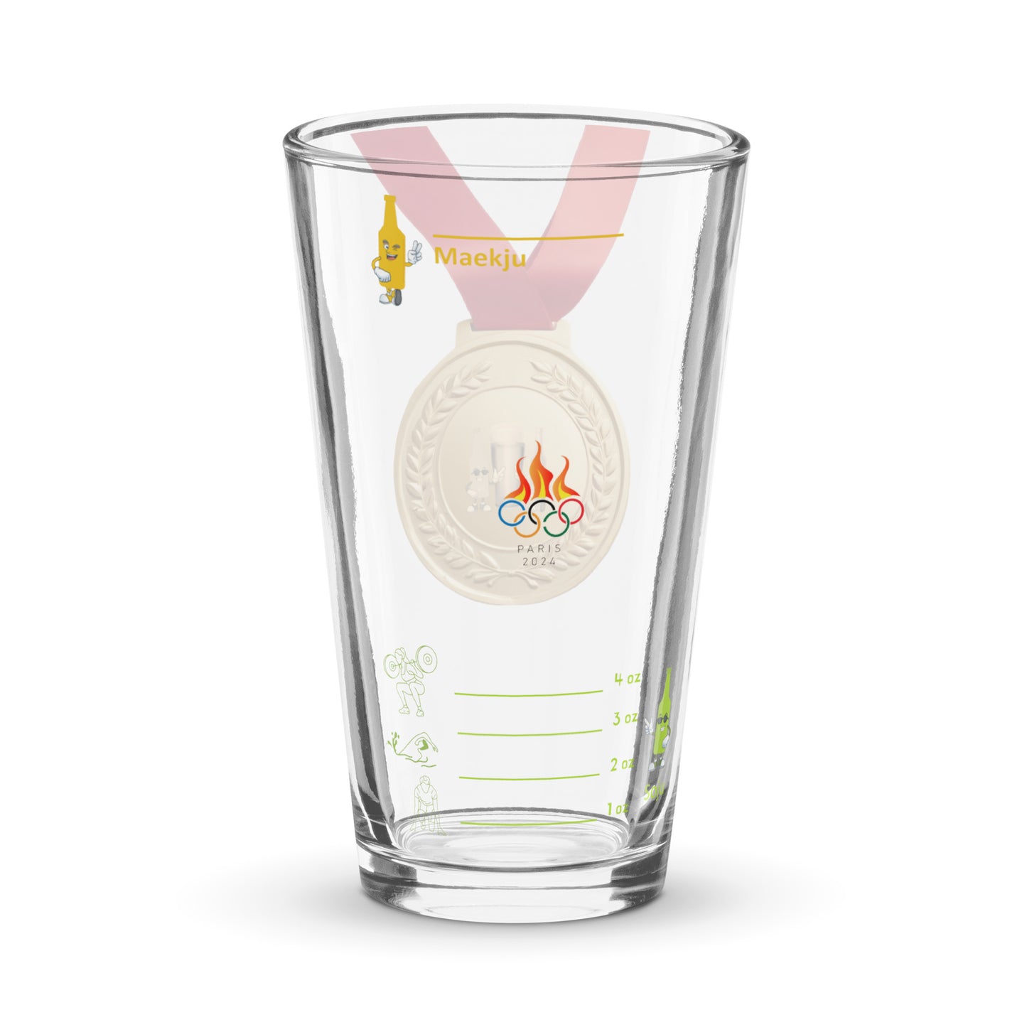 Large Somaek Gold Medal somaek glass