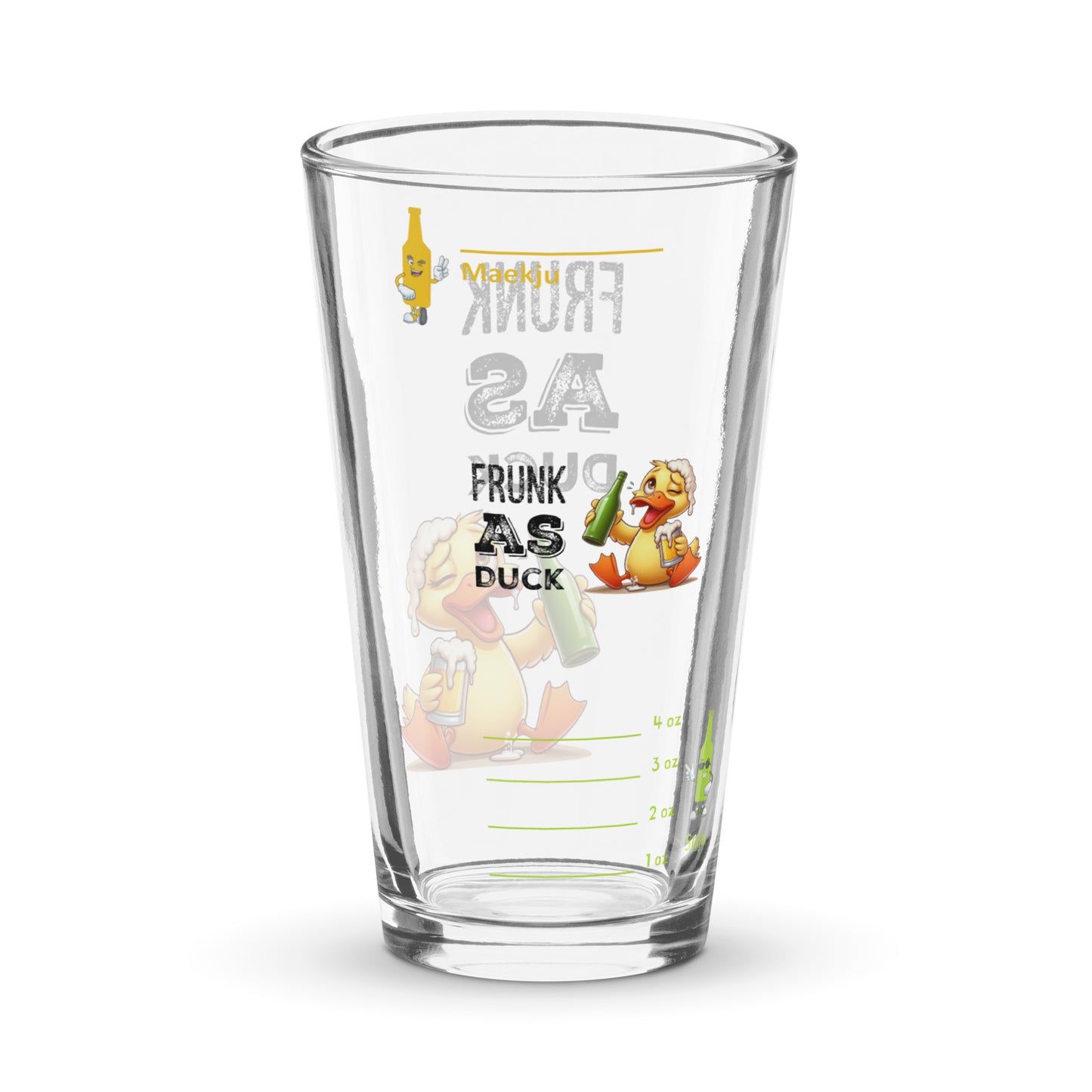 Frunk as Duck - Drunk Duck somaek glass