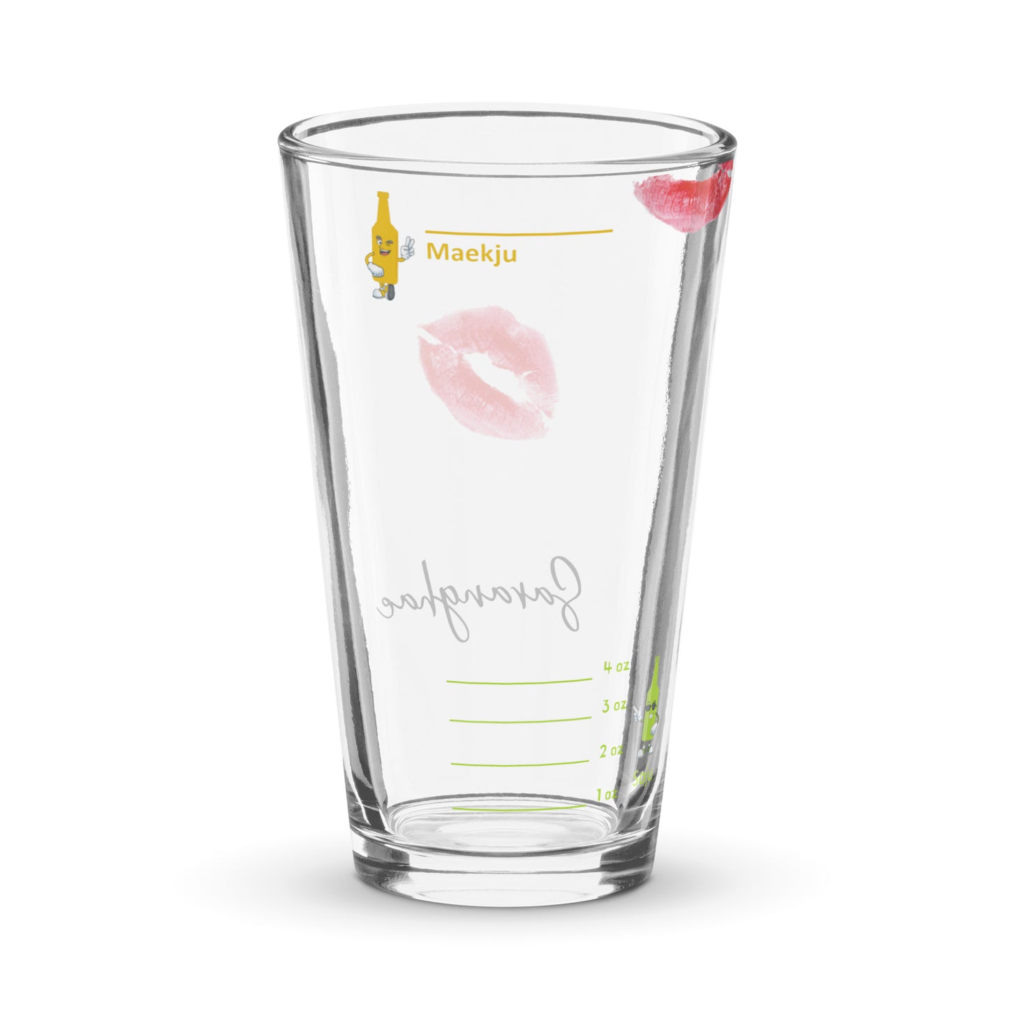 Saranghae Red Lipstick Kiss -  somaek glass