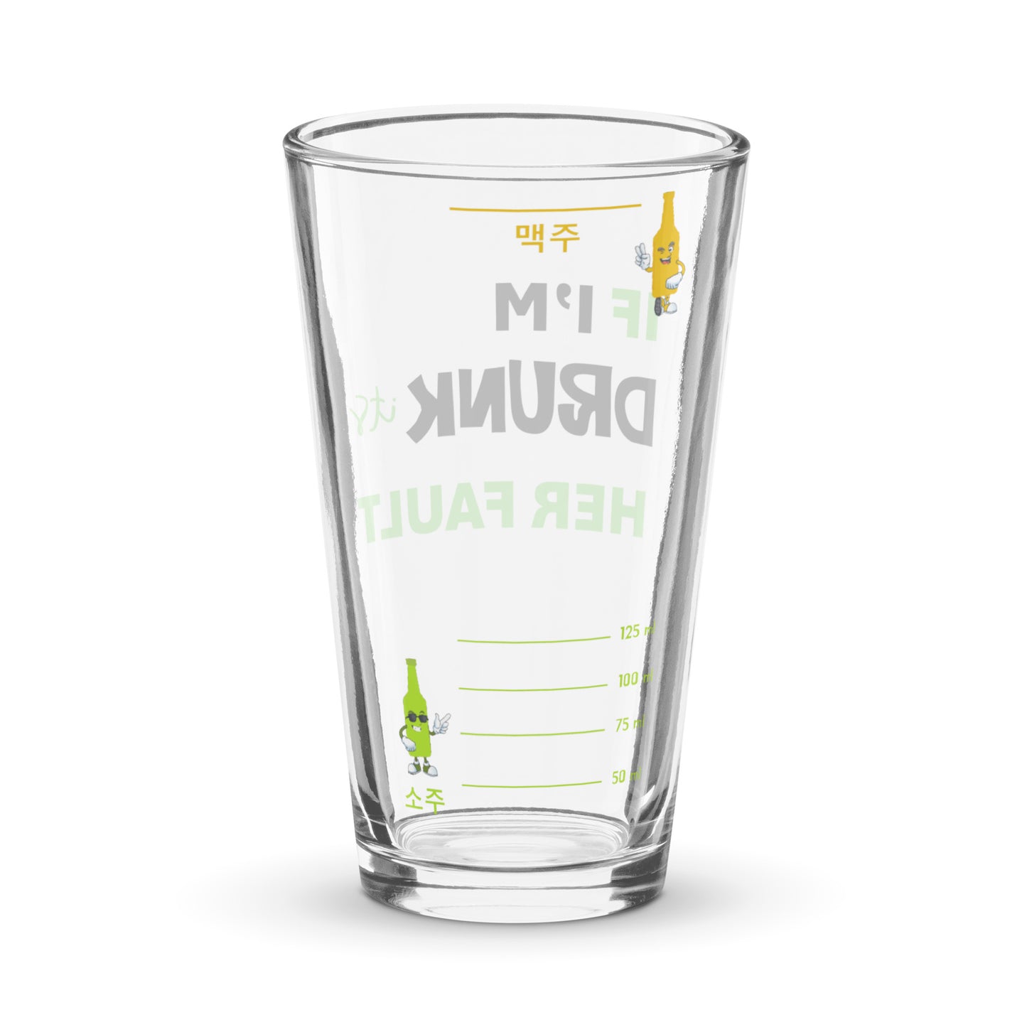 If I'm Drunk it's Her Fault - Somaek Glass (ml)