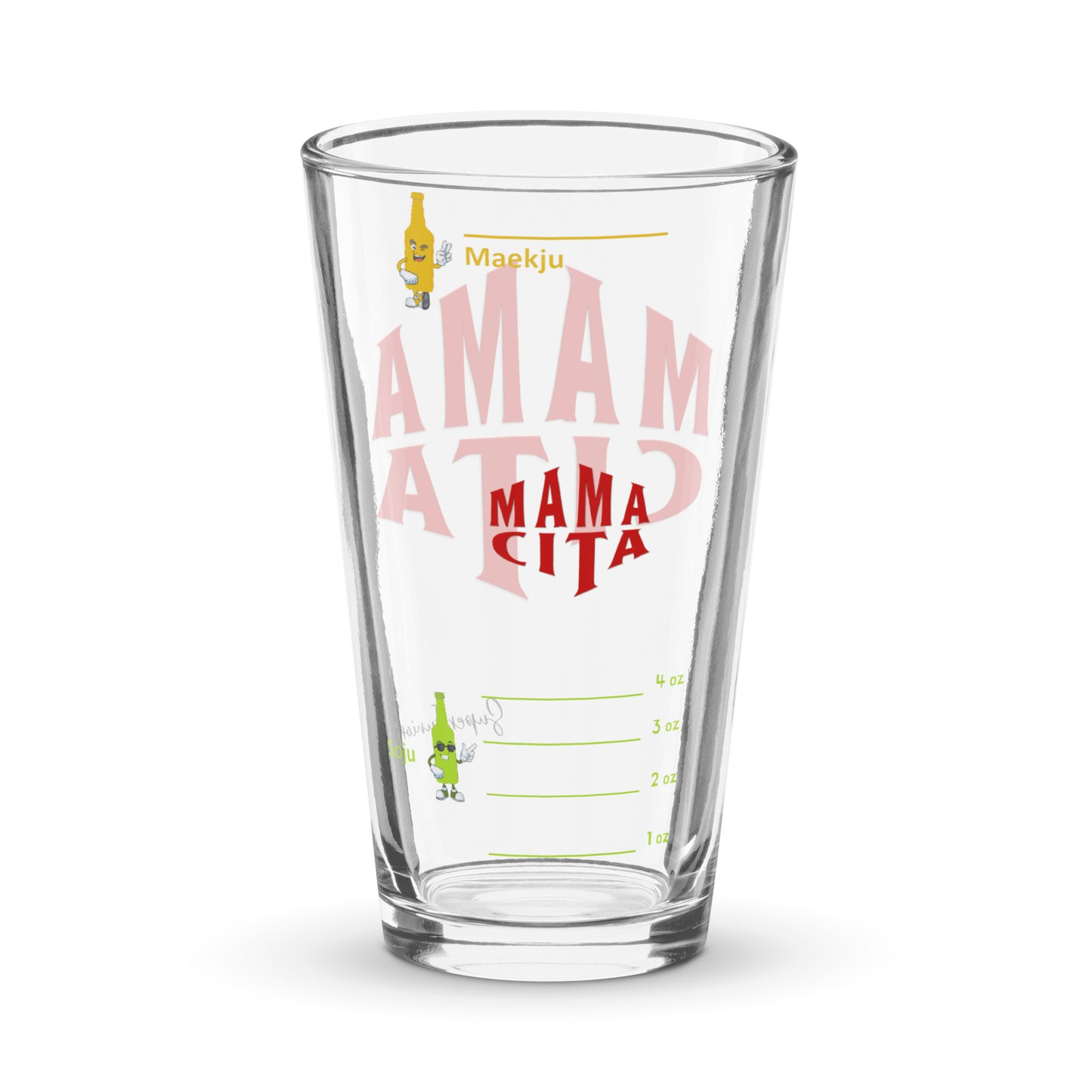 MamaCita Super Junior Title - Red Somaek Glass (oz)