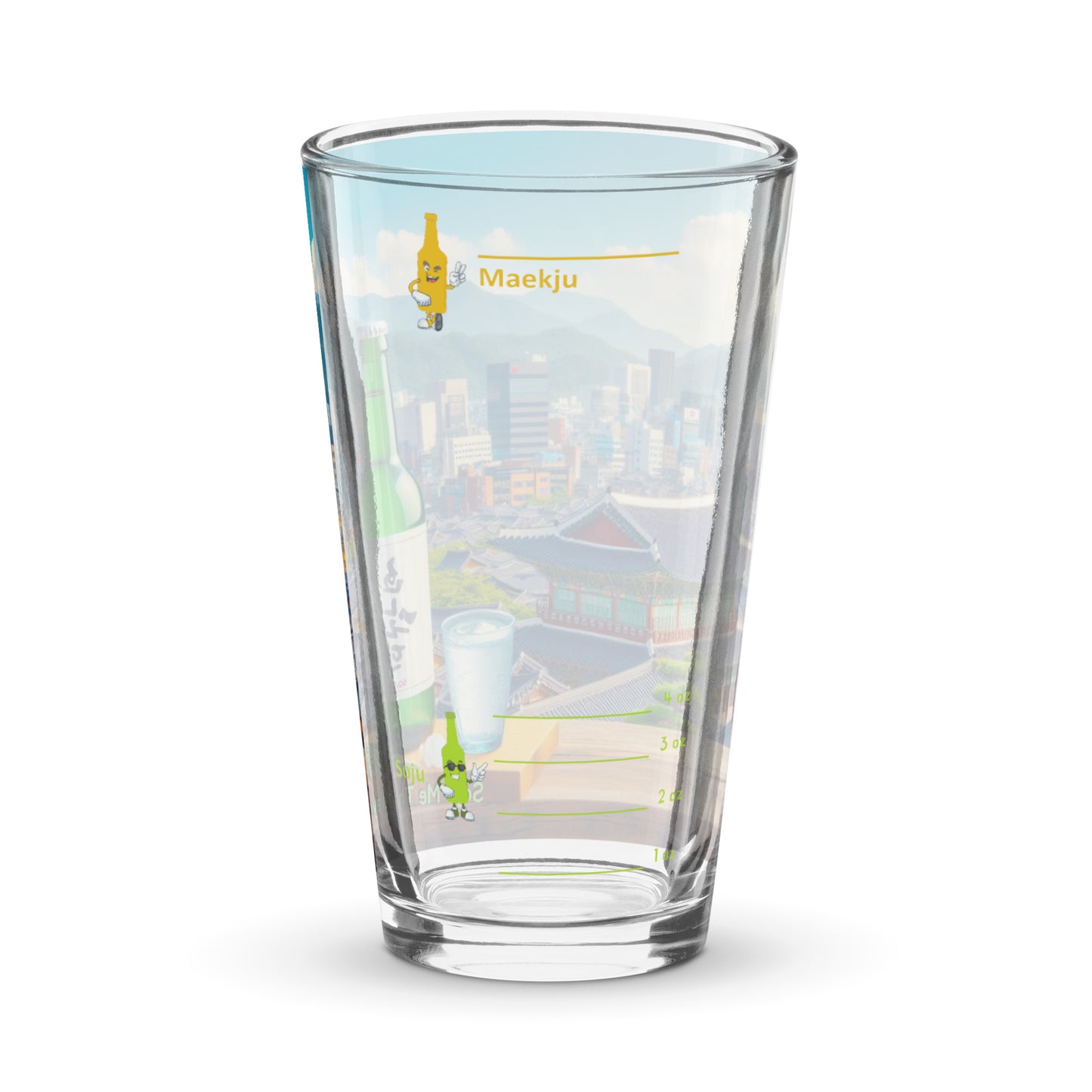 Soju Me The Way Seoul Scene Somaek Glass (oz)
