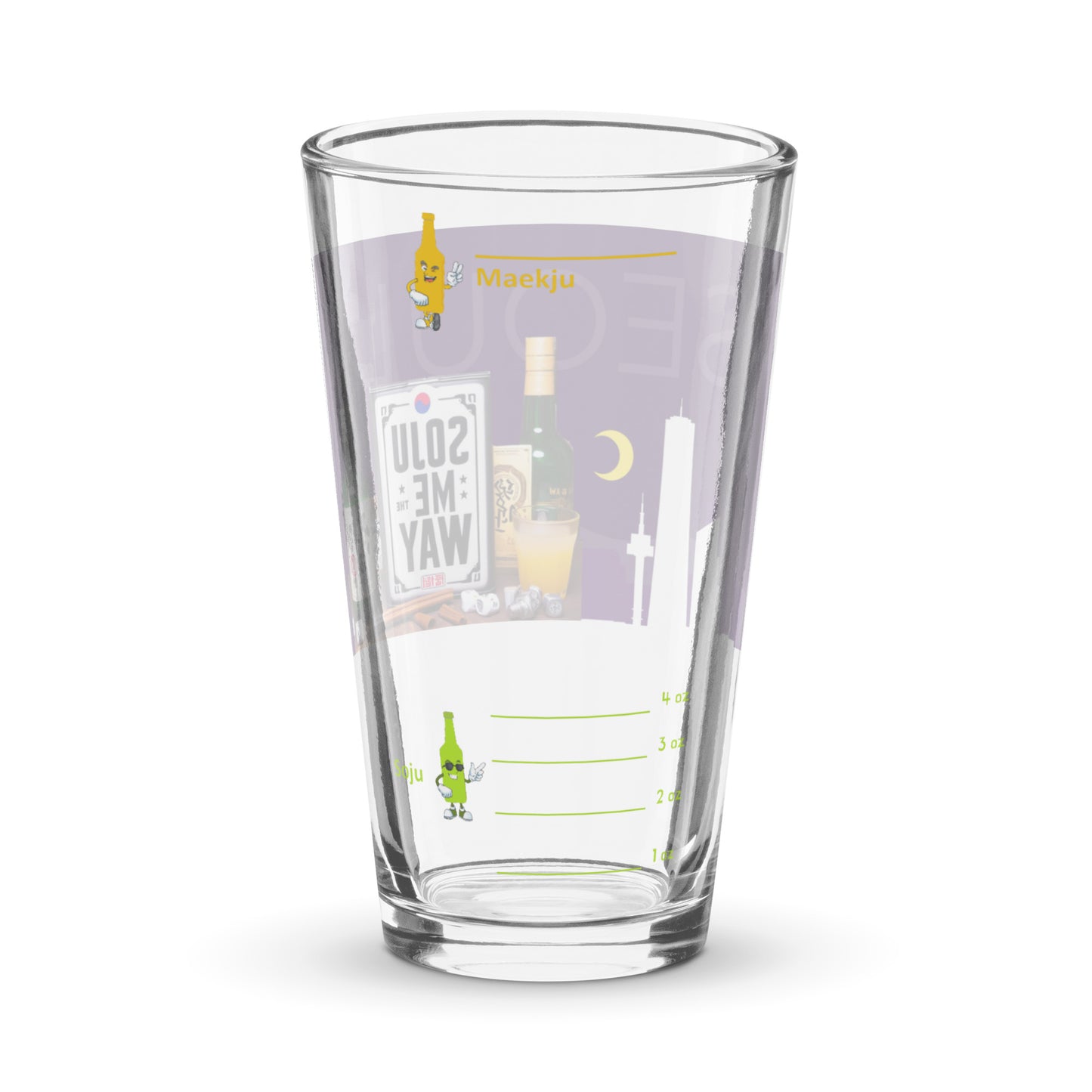 Soju Me The Way Seoul Somaek Glass (oz)