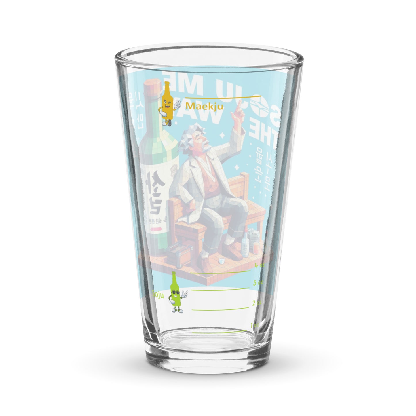 Soju Me The Way Einstein Fun Somaek Glass (oz)