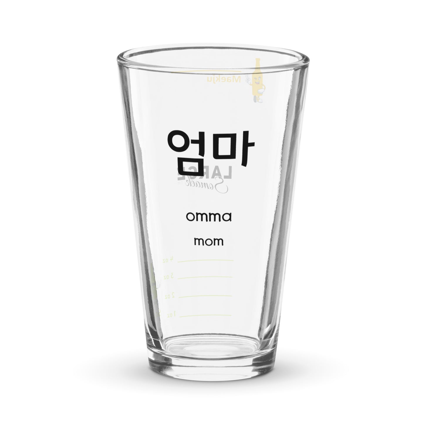 Omma Mom - Black somaek glass