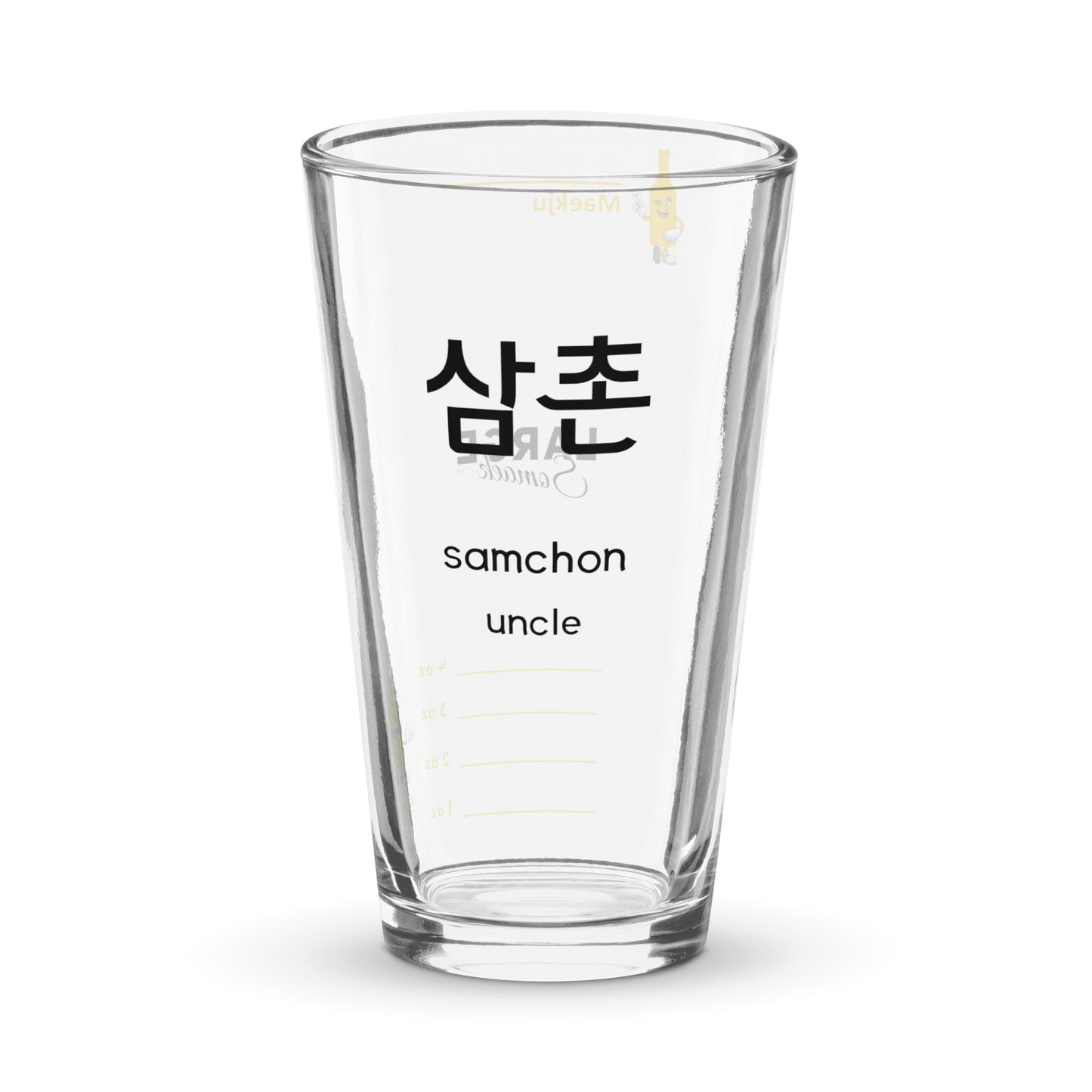 Samchon Uncle - BLK somaek glass