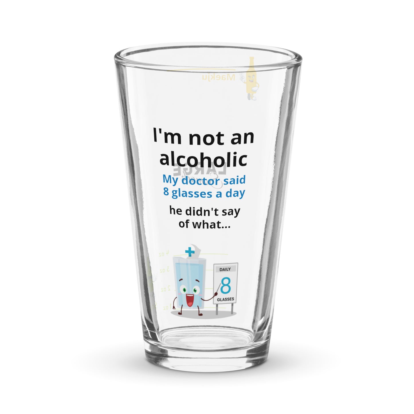 8 Glasses A Day Doctor's Orders somaek glass