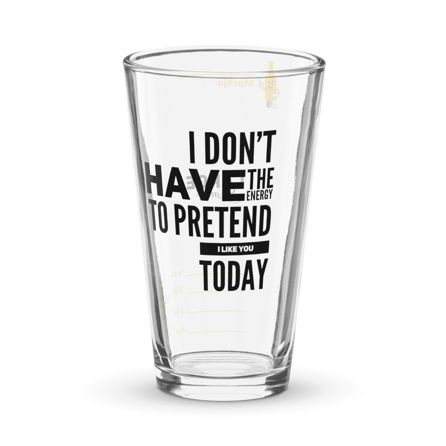I Don't Have The Energy somaek glass