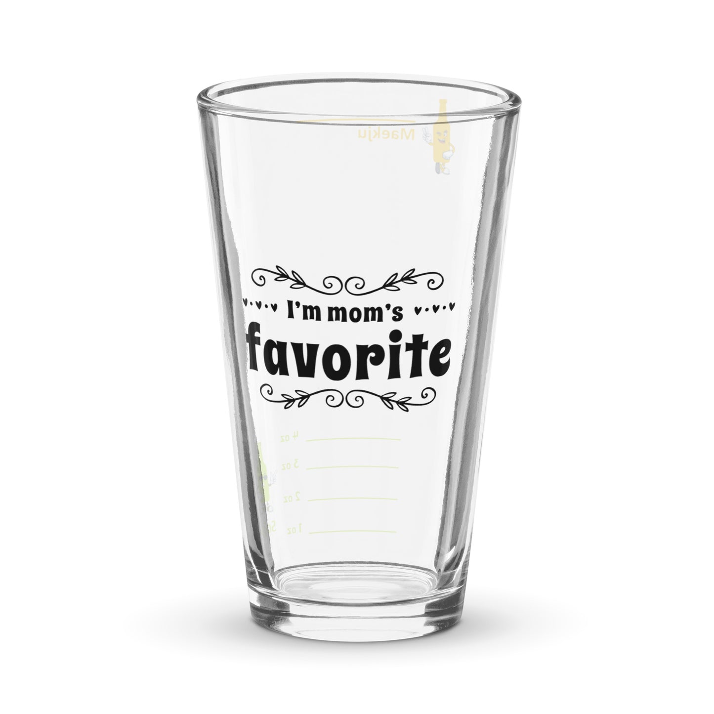 I'm Mom's Favorite somaek glass