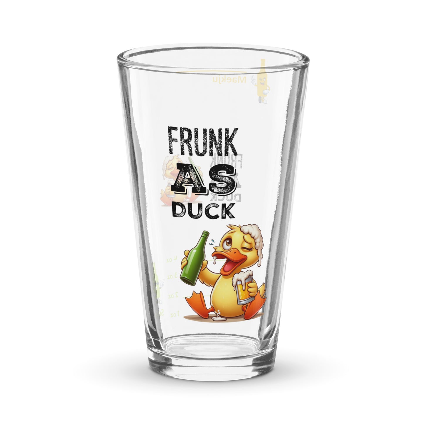 Frunk as Duck - Drunk Duck somaek glass