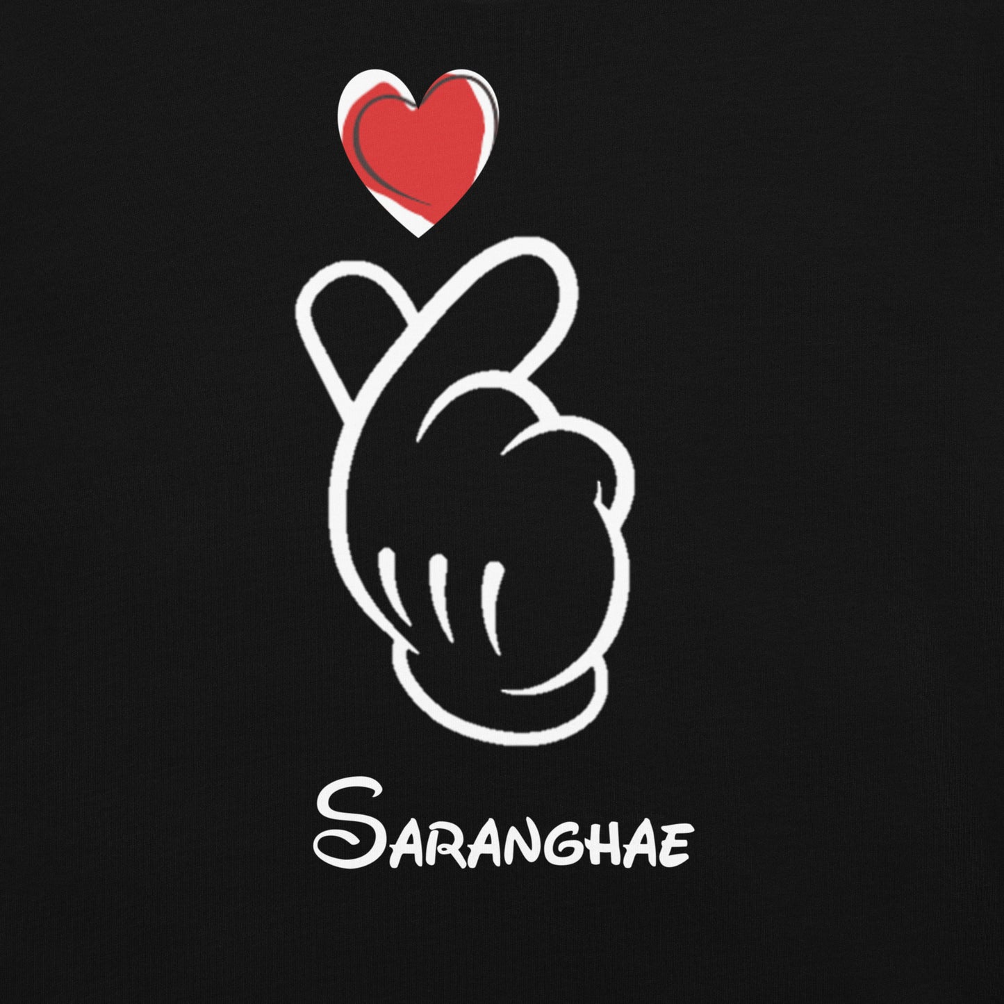 Saranghae Disney Style Set - somaek glass and hoodie (small - 5XL)