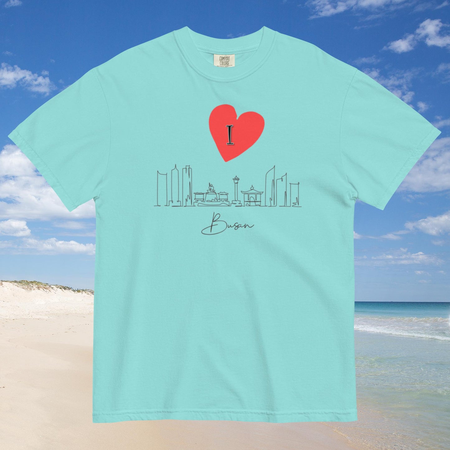 I Love Busan (sketch cityscape) T-shirt