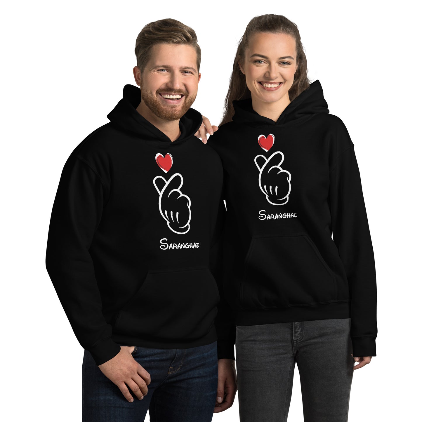 Saranghae Disney Style Set - somaek glass and hoodie (small - 5XL)