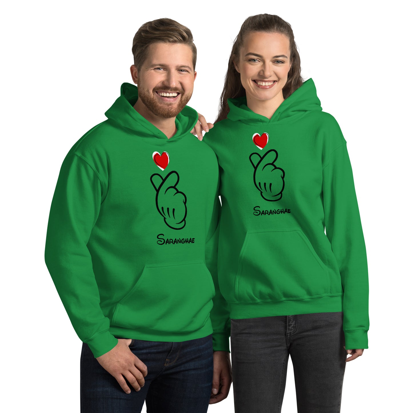Saranghae Disney Style Set - somaek glass and hoodie (small - 5XL)
