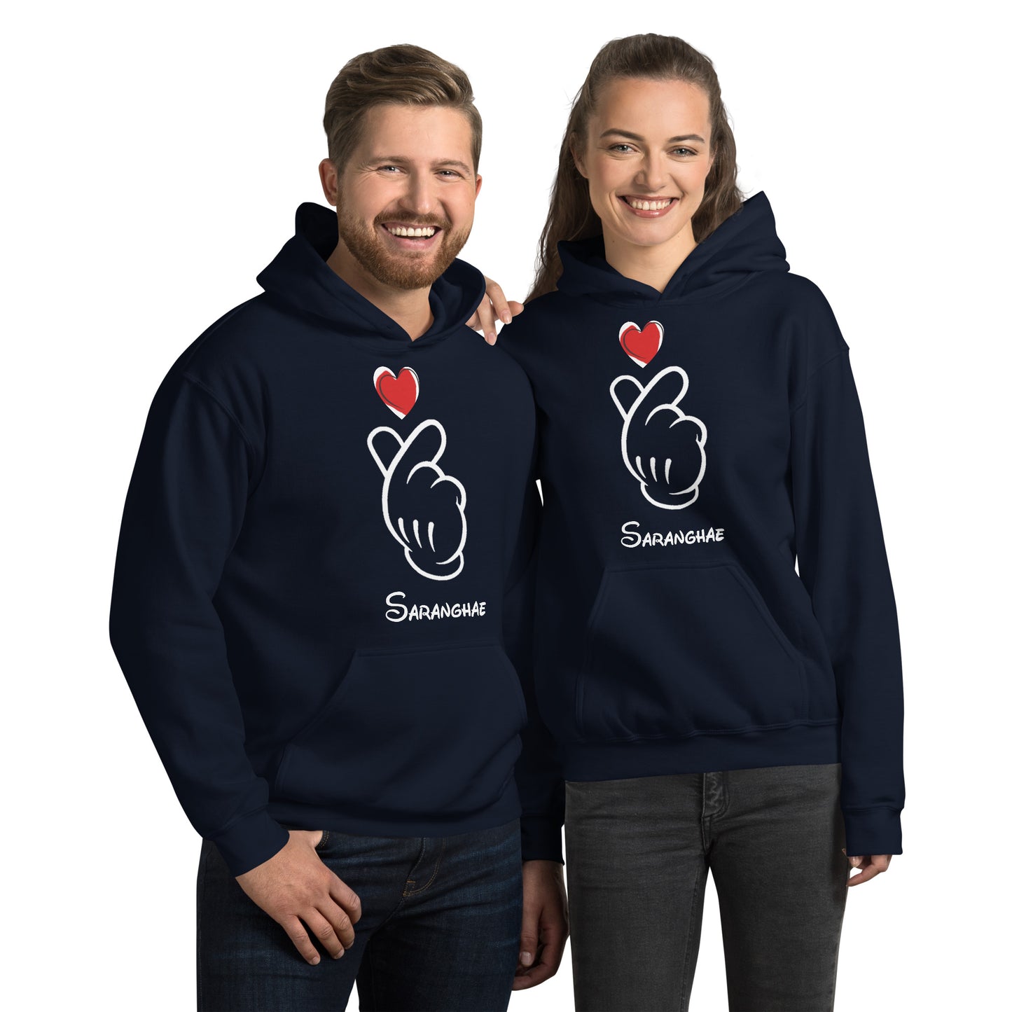 Saranghae Disney Style Set - somaek glass and hoodie (small - 5XL)