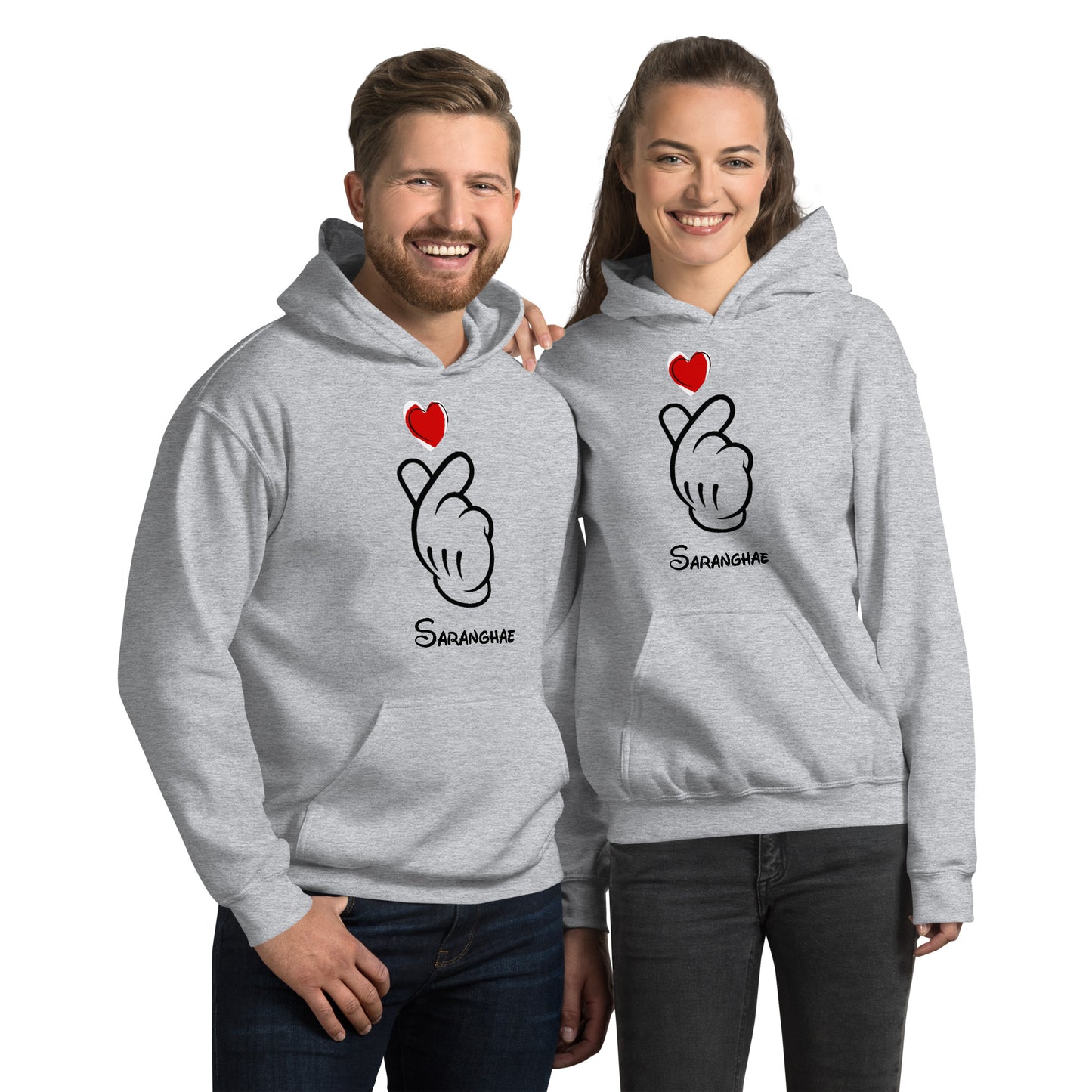 Saranghae Disney Style Set - somaek glass and hoodie (small - 5XL)