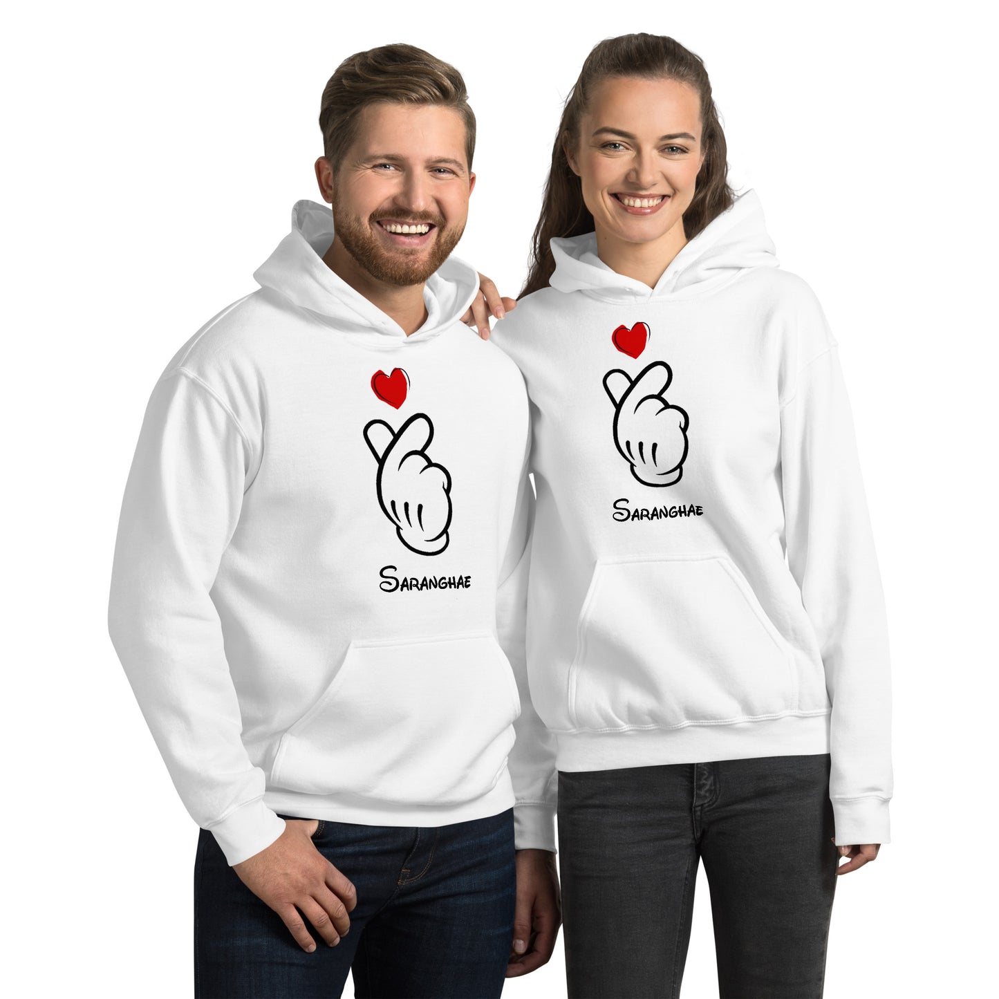 Saranghae Disney Style Set - somaek glass and hoodie (small - 5XL)