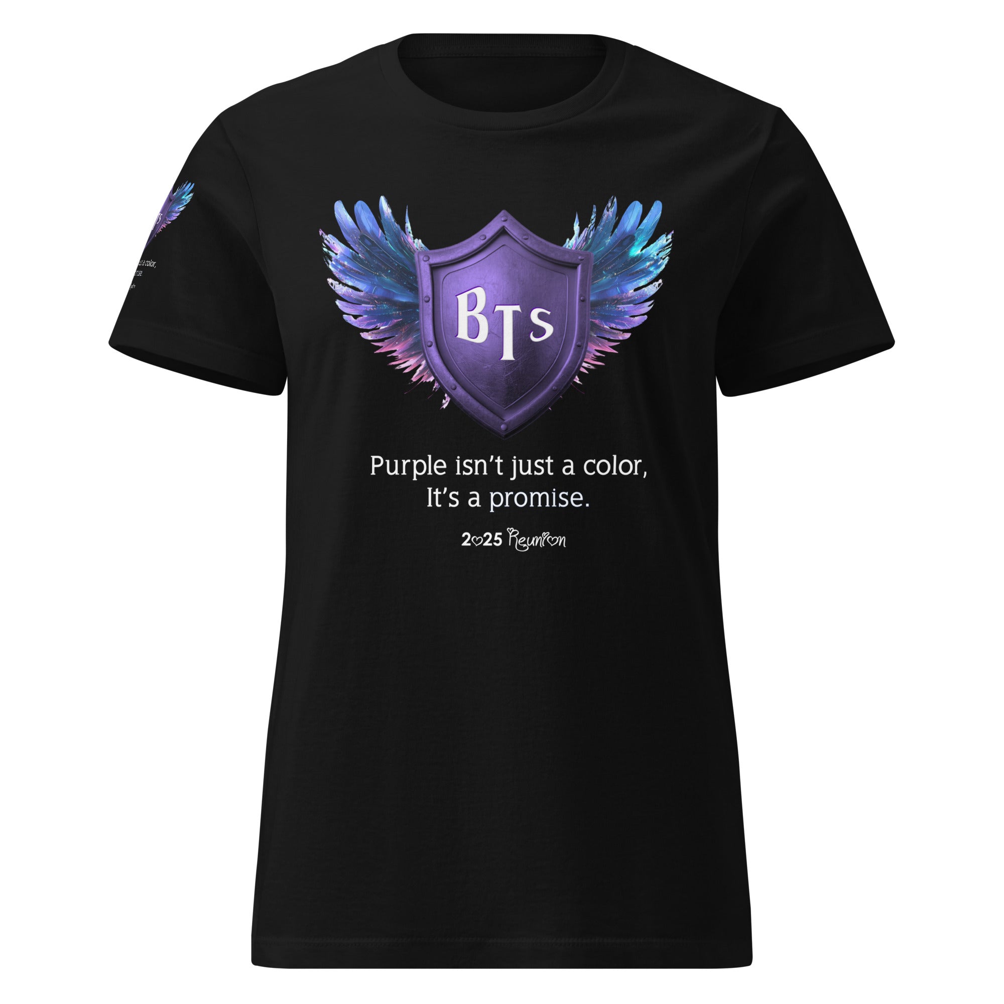 BTS Purple Promise Women's softstyle t-shirt (sm - 2XL) – LargeSomaek