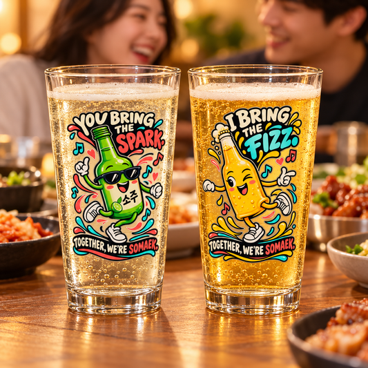 Spark & Fizz — Matching Glass Set