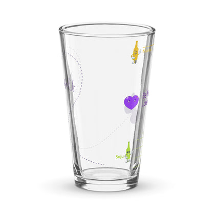 Be Yourself, Love Yourself in Army Purple somaek glass