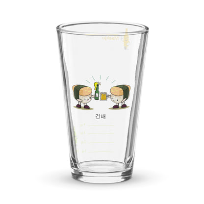 Sushi Characters Somaek Glass