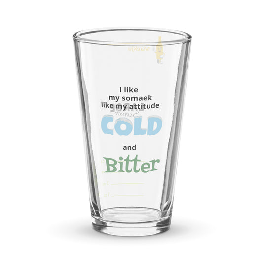 Cold and Bitter somaek glass