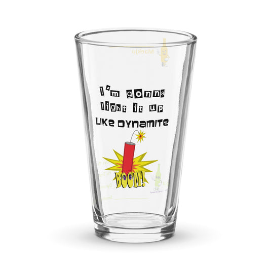 BTS Inspired "Light it up like dynamite!" Somaek Glass