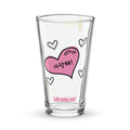 Saranghae - Pink Heart  Somaek Glass