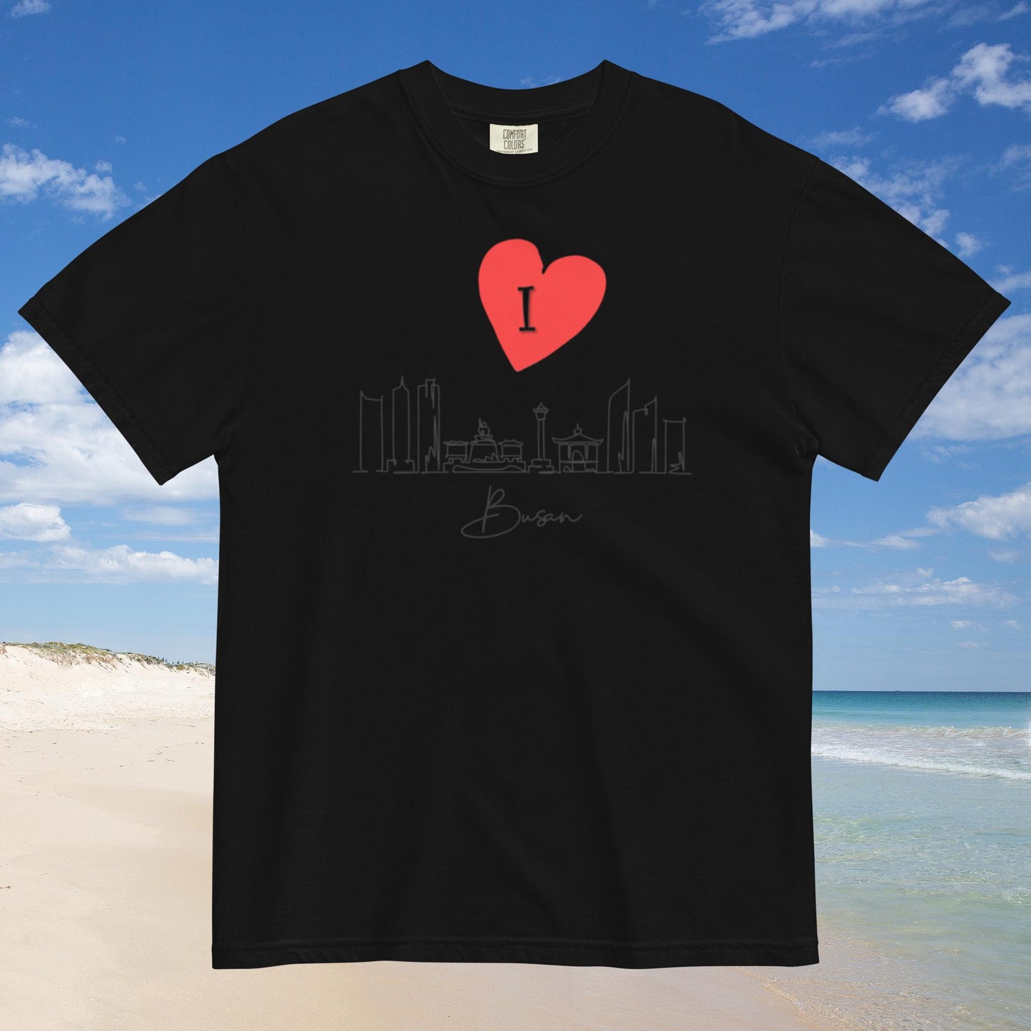 I Love Busan (sketch cityscape) T-shirt