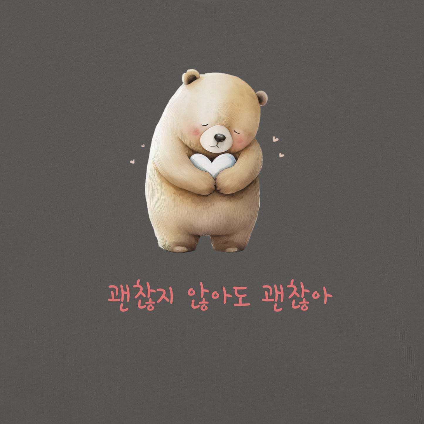 It's Okay to Not Be Okay bear T-shirt