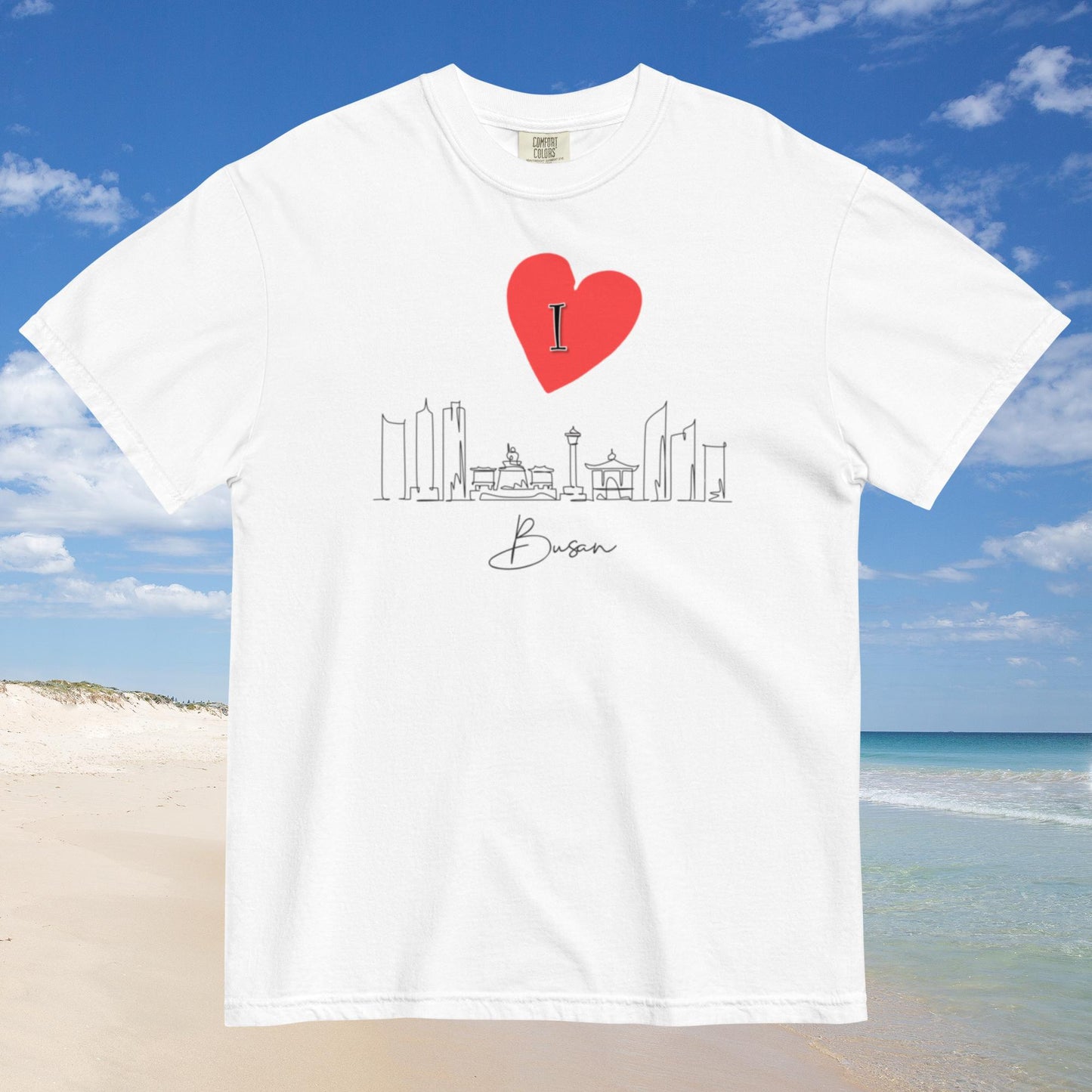 I Love Busan (sketch cityscape) T-shirt