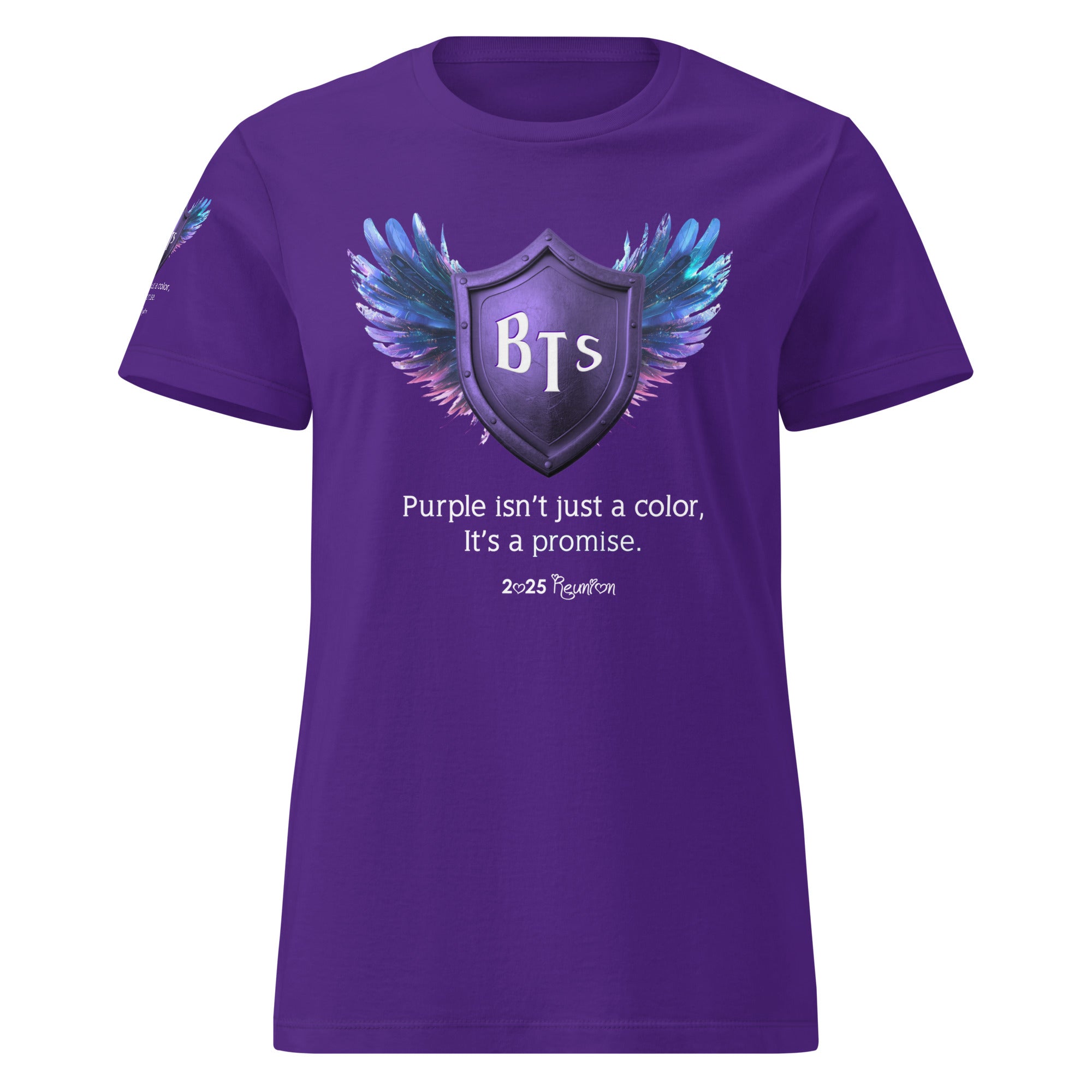 BTS Purple Promise Women's softstyle t-shirt (sm - 2XL) – LargeSomaek